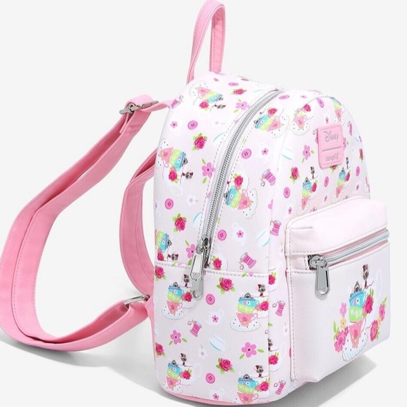 Loungefly X Disney Cinderella Mice Backpack Bag Purse NWT - Picture 4 of 10
